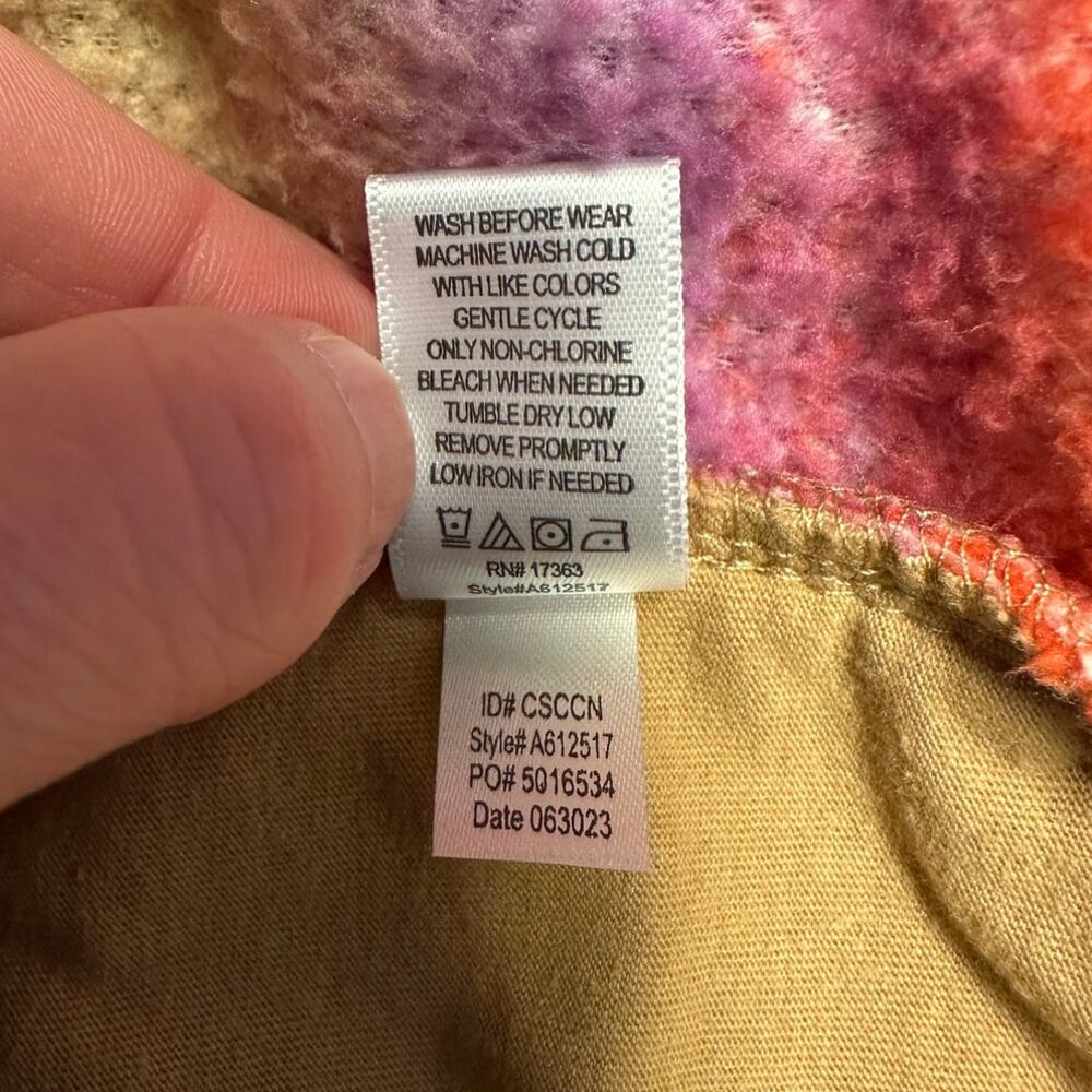 Kookaburra By Ugg Colorful Soft Sherpa Open Front… - image 7